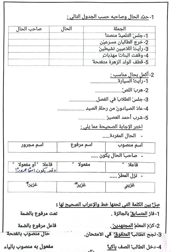 MjQxMzEwMC4yOTQ2 شرح درس قاعدة الحال للصف العاشر الفصل الثاني 2025 المنهاج الاردني